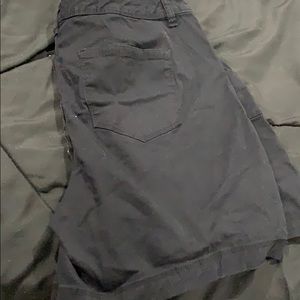 Black Cargo Shorts